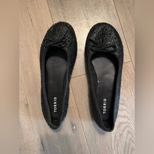 Torrid Sparkling Black Flats